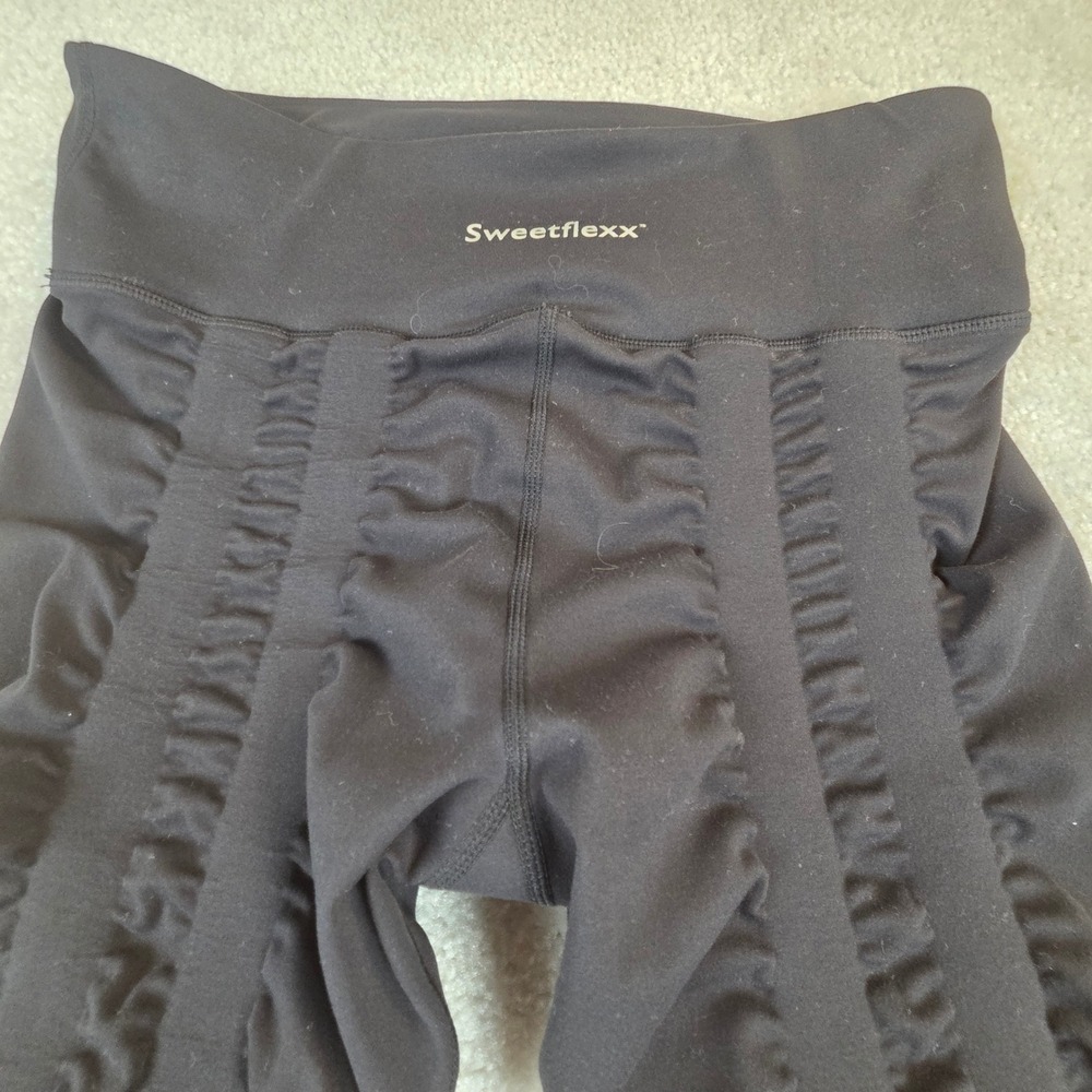Sweetflexx‎ Resistance Band Leggings Black High Waist SFXW00741-BLK Size 8